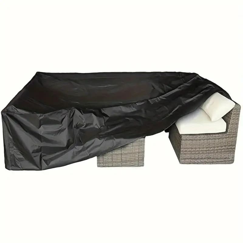 Amazon Hot Selling Outdoor Furniture Cover Oxford Fabric Garden Waterproof Dustproof Sofa Cover Dust Cover Furniture Protector