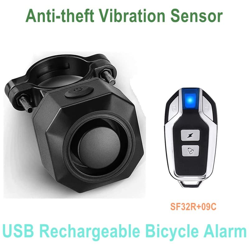 110dB IP65 Bike Security Motor Anti-Theft Alarm Wireless