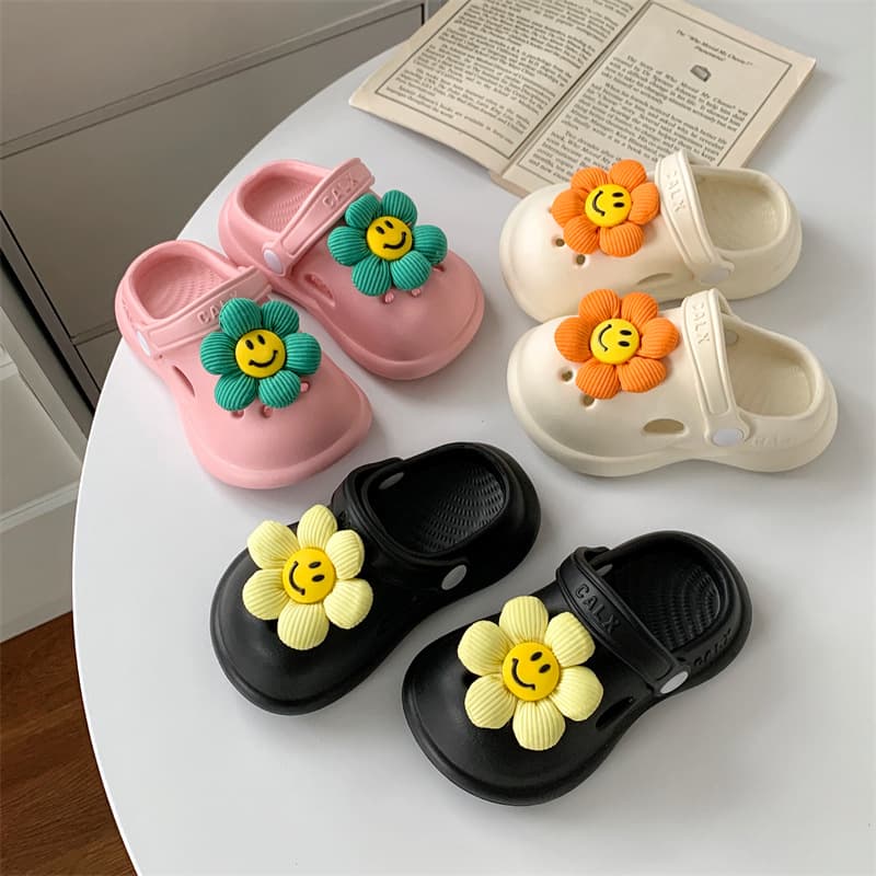 New Summer Slippers, Cute Anti-Slip Comfortable Kids Toddler Sandals Indoor Outdoor Clog Shoes