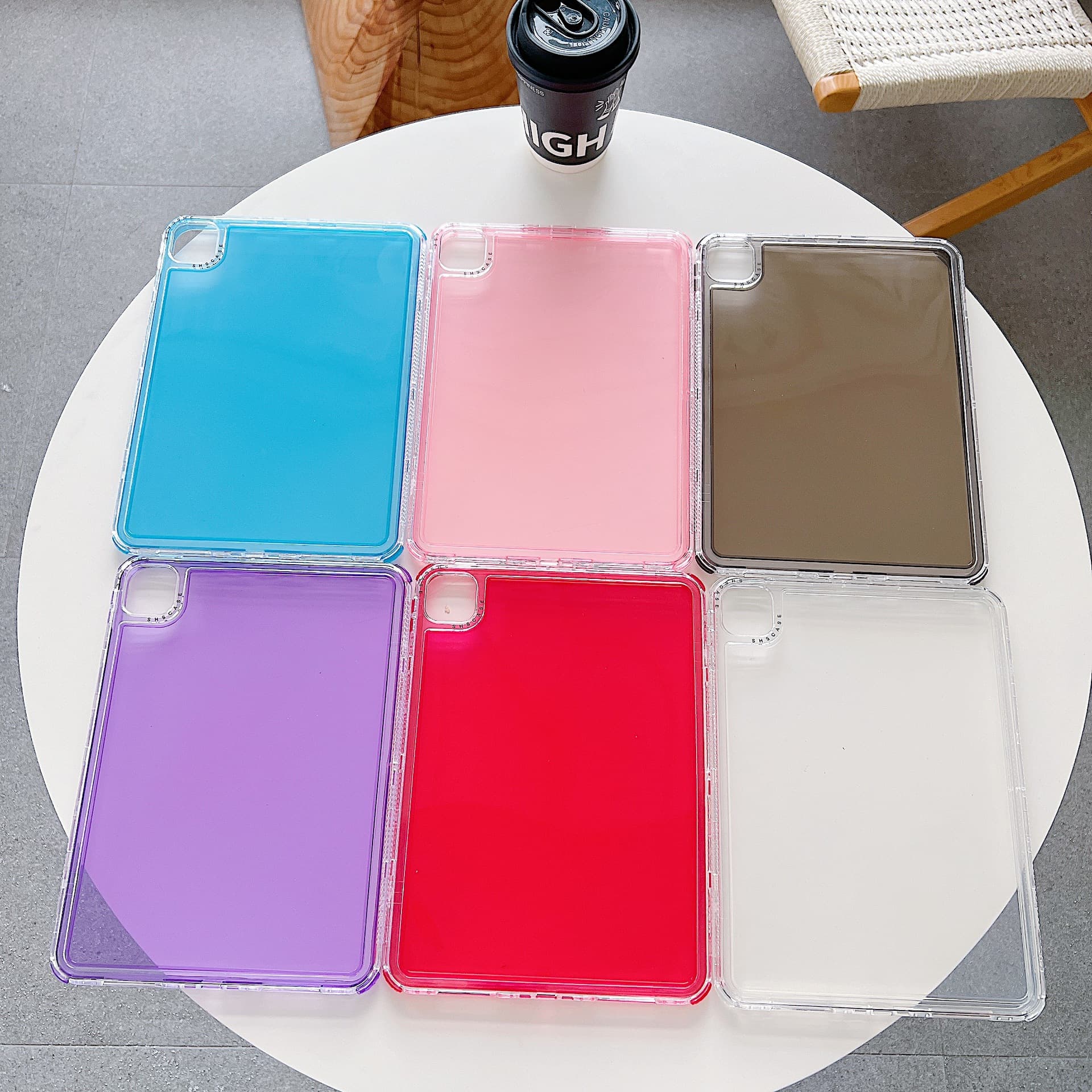 SHS CASE Tablet Case with Pen Slot for iPad Air 13 / Pro 2024, Compatible with Samsung S9 Ultra 3-in-1
