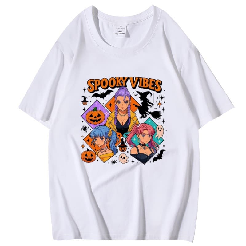 KPop Demon Hunters Pure Cotton Unisex Round Neck Top Loose Casual Short Sleeve