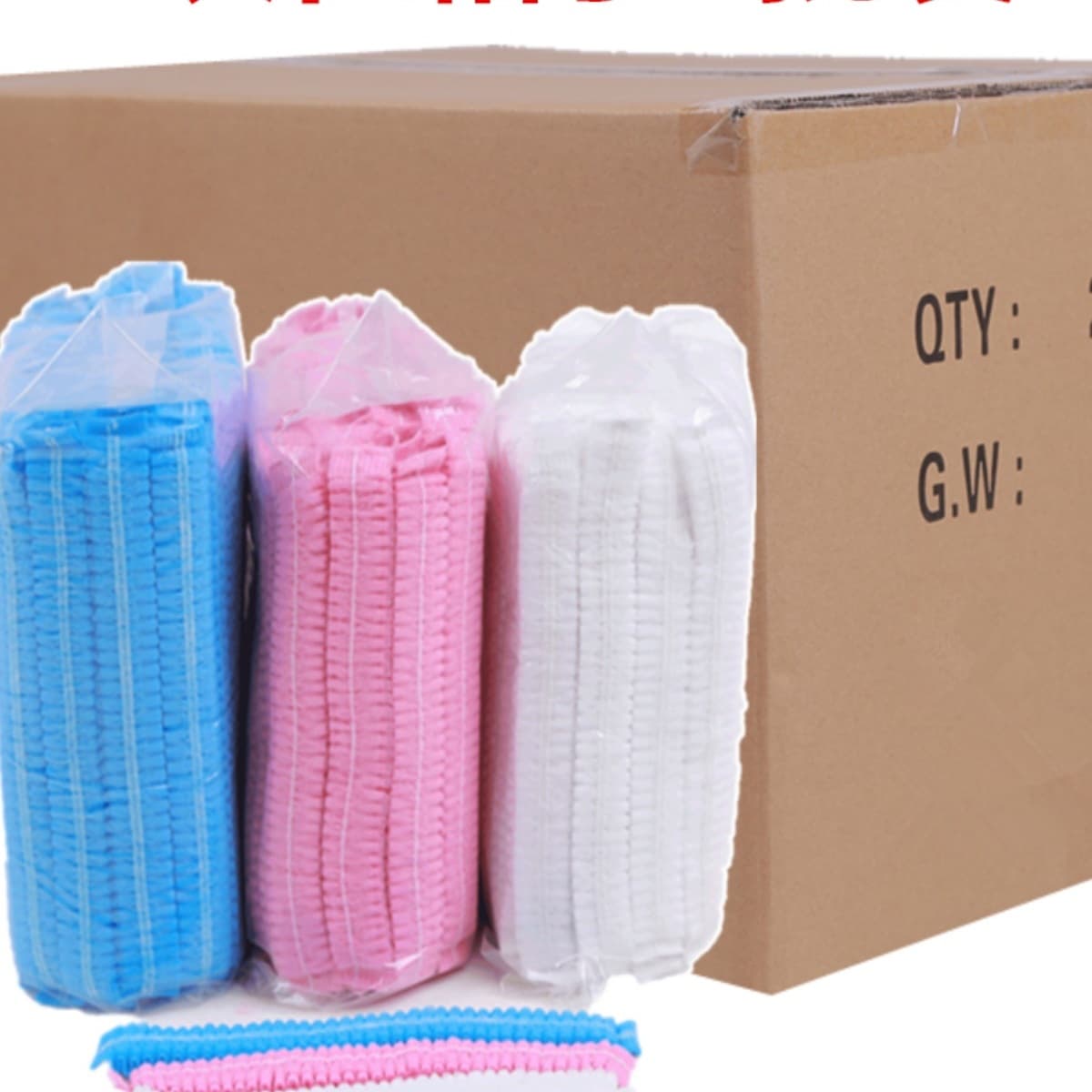 Disposable hat hood non-woven kitchen hat anti-oil fume cooking anti-hair loss food hat dust hat chef hat