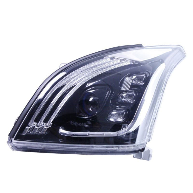 Compatible with 03-04 Old Model Prado Headlight Assembly Toyota Land Cruiser Prado LED Headlight with Daytime Running Light