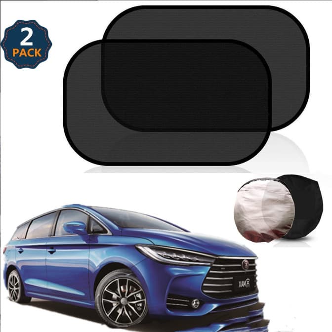 Car side window electrostatic adsorption sunshade car window sunshade without suction cup sunvisor two-piece adsorption side shield
