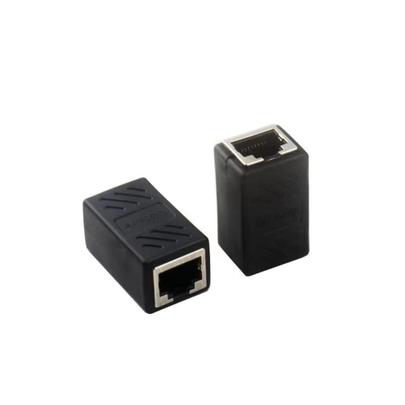 RJ45 network cable connector with 8P8C shielded double connector