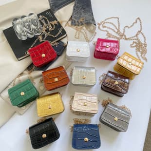 Mini Pebble Grain Small Square Bag for Women, 2026 New Lipstick Bag, Simple Chain Shoulder Bag, High-End Crossbody Bag