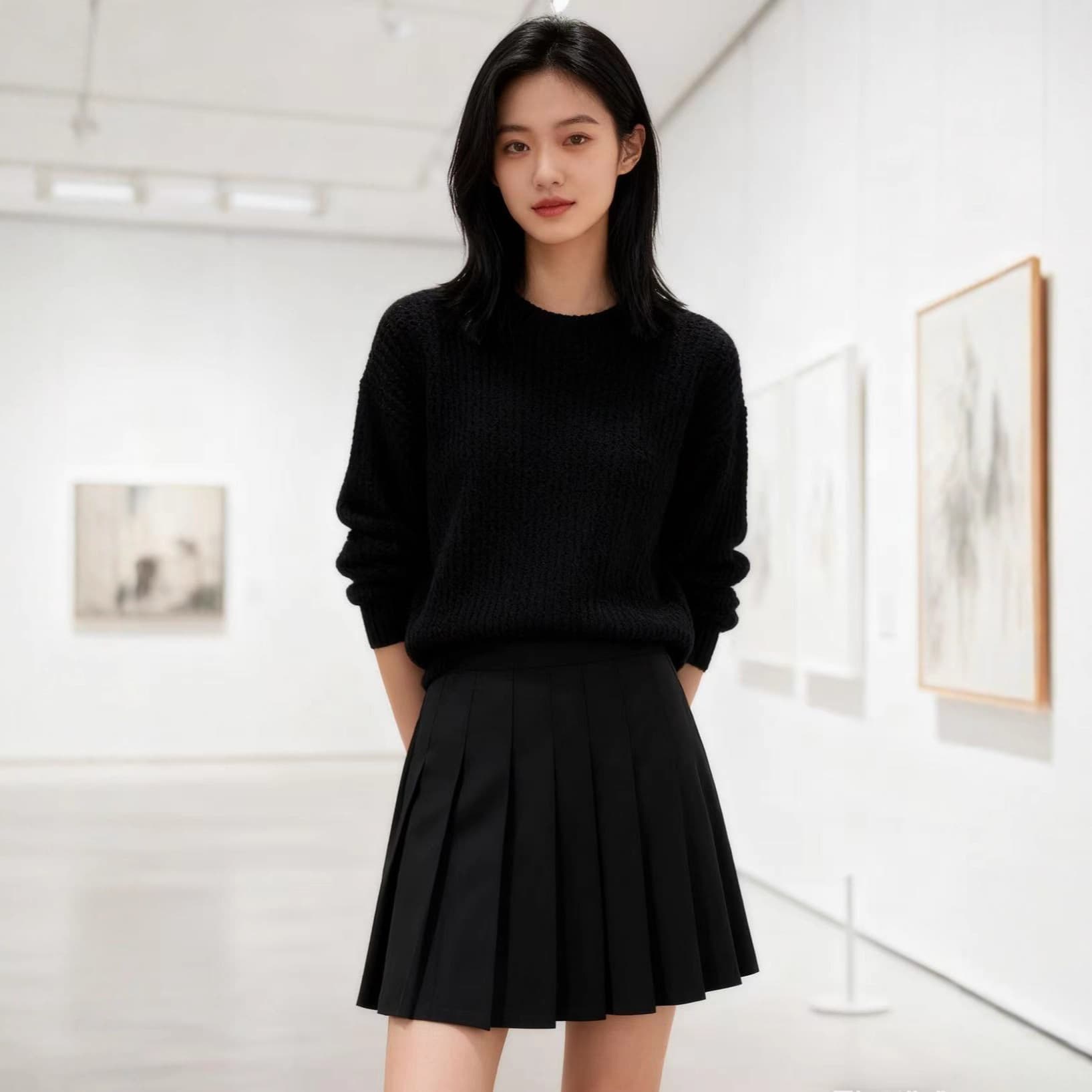 Factory direct sales of pleated midi skirts, school uniform sets, preppy style skirts, sports meet graduation class uniforms, summer performance costumes.