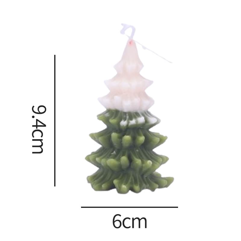 Christmas Tree Shaped Candle Wholesale Christmas Gift Christmas Candle Ornament Scented Souvenir Creative Gift