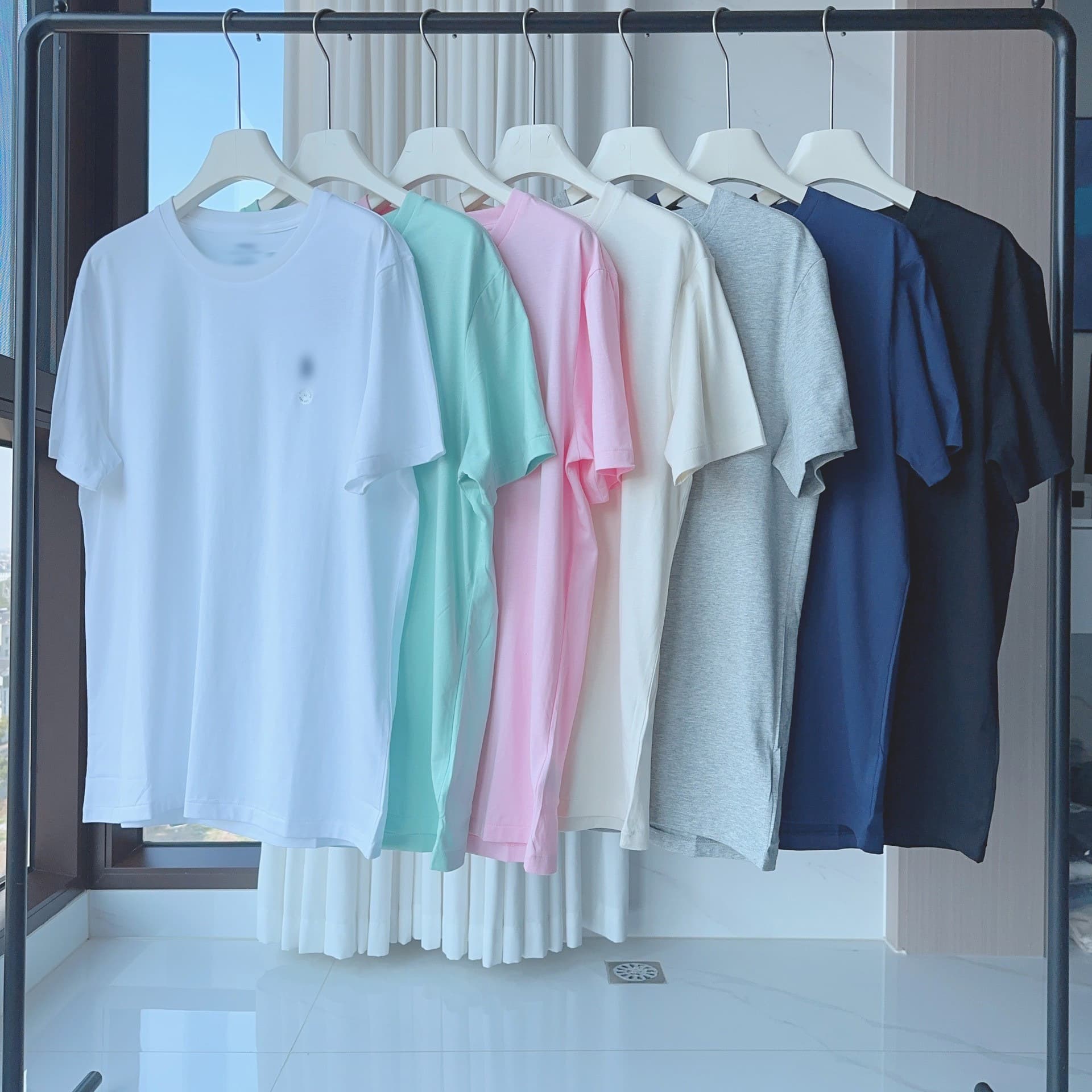 RL New Ralph Lauren Small Pony Embroidery Crew Neck Short Sleeve Men's Summer Solid Color Loose Casual T-Shirt Undershirt