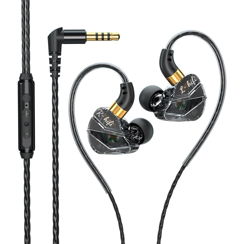 Cross-border Wired In-ear Sports Earphones for Mobile Gaming with Inline Mic, Running Headset