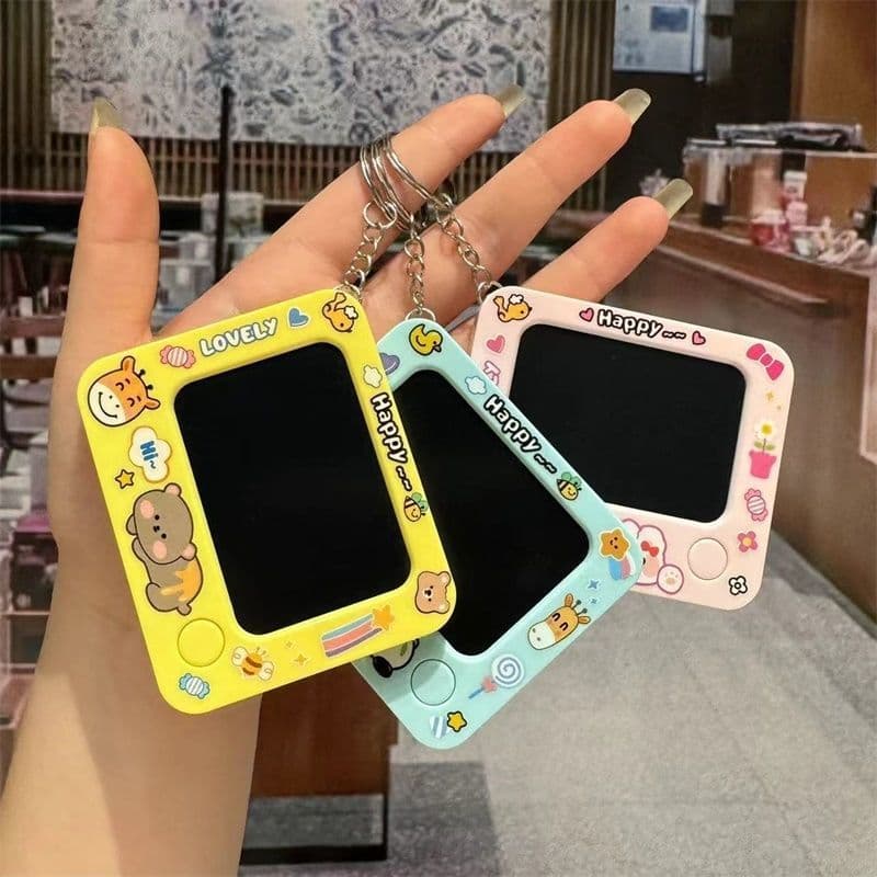 Mini Graffiti Drawing Board Keychain Children's Drawing Board Cute Backpack Pendant Creative Stress-Relief Gift Wholesale