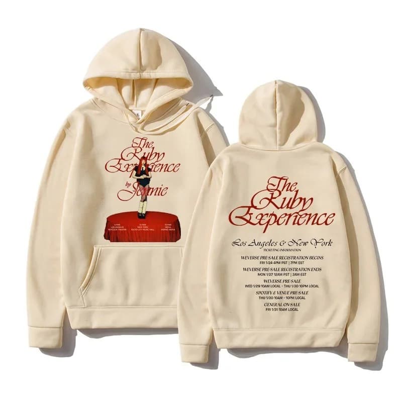 JENNIE Ruby Hoodie 2025 New Album Fashion Men/Women Hoodies