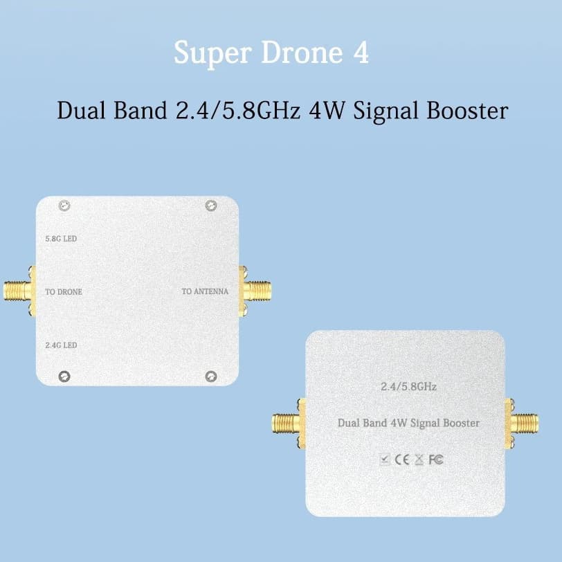 Dual-Band 2.4G/5.8G WiFi Signal Amplifier Single Input Single Output WiFi Module Drone Signal Boost
