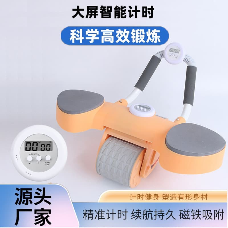 Exercise Timer Magnetic Multi-function Baking Timer Round Ab Wheel Time Management Timer Wholesale