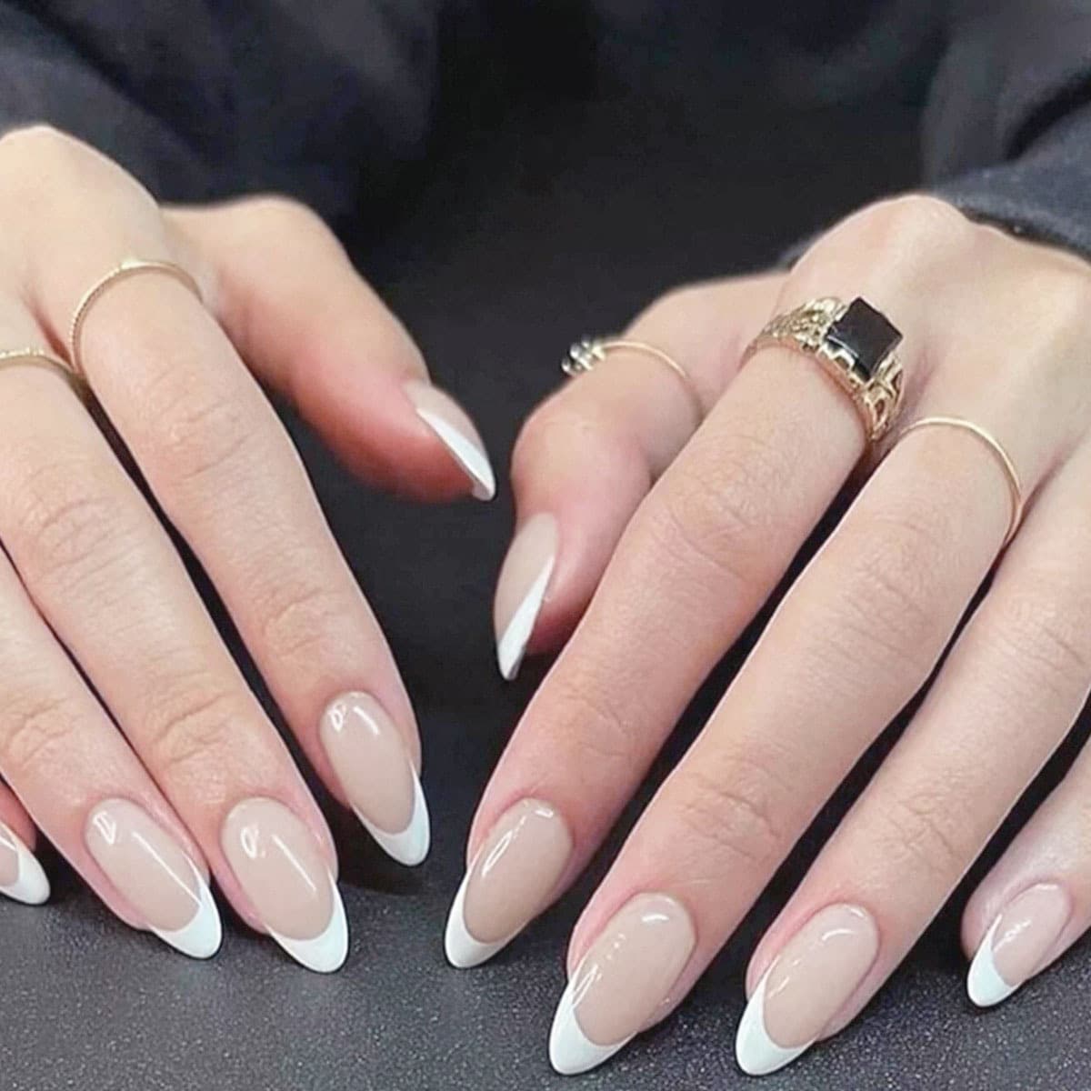 Cross-border Solid Color Nail Tips Glossy Xiaohongshu Hot-selling Press-on Nails Pre-made Nails Whitening False Nail Tips Wholesale