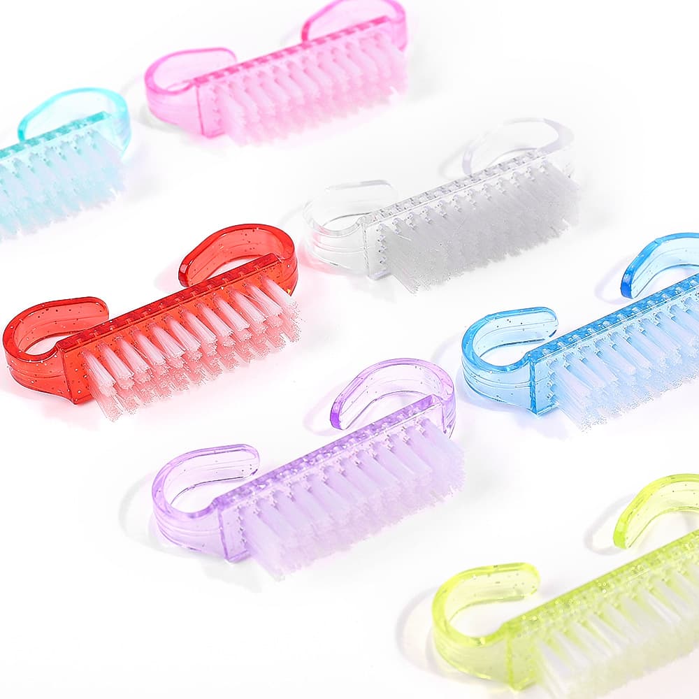 Nail Tool Cleaning Horn Brush Semi-Transparent Nail Horn Brush Small Brush Wholesale Solid