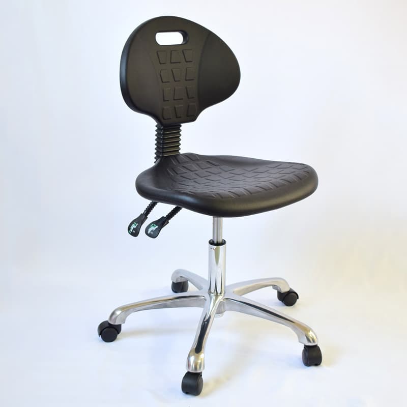 Wholesale of lab chairs, anti-static PU height-adjustable rotating student chairs, cleanroom hospital work stools