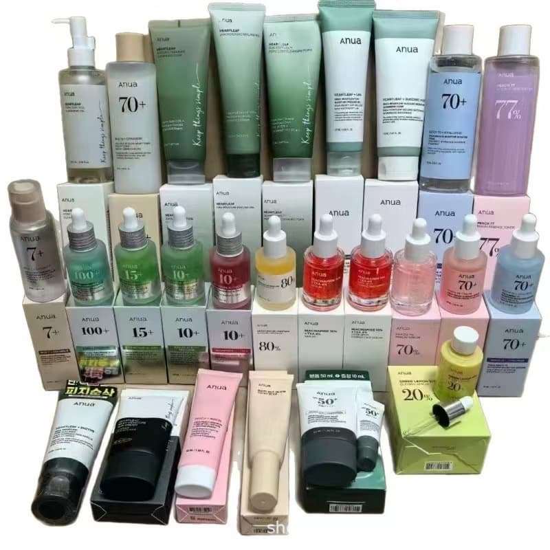 Cross-border Best-selling Anua Peach Serum Essence Toner 30ml, Cica Quercetin Facial Cleanser