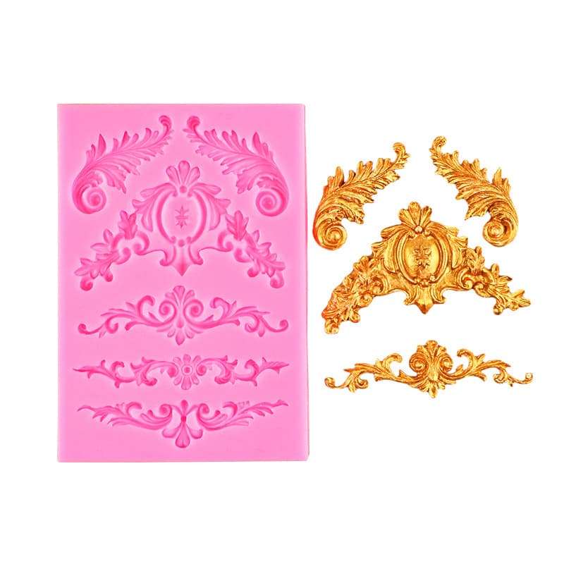 Liquid Silicone Mold European Style Pattern Modeling Clay Plaster Silicone Mold