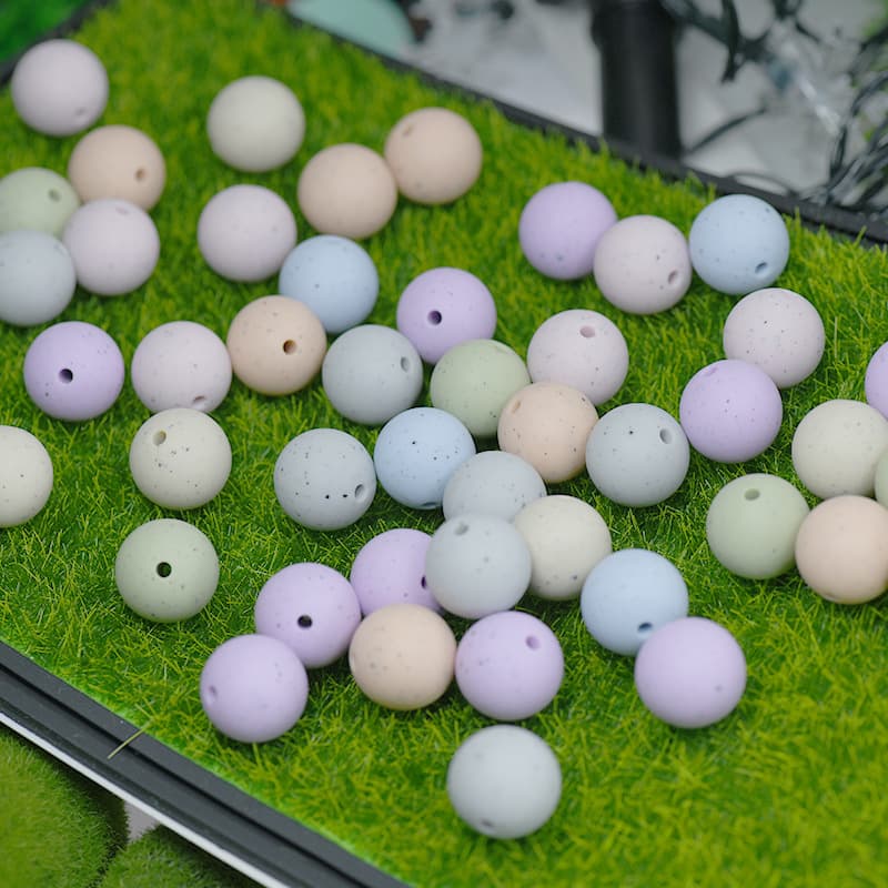 Baby Teething Silicone Beads, DIY Pacifier Chain Necklace Accessories, Loose Beads, Wholesale Stock
