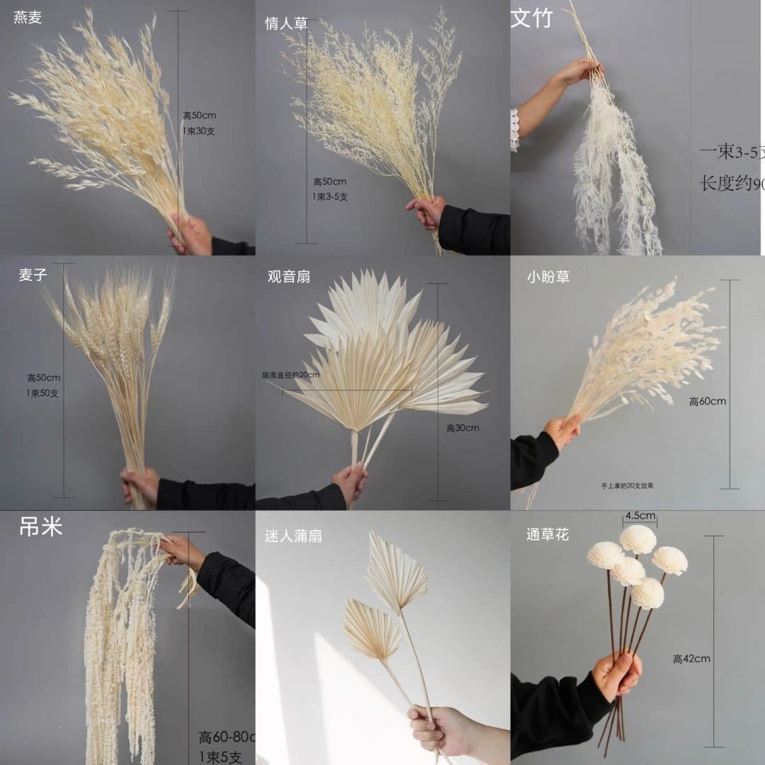 Home Soft Decoration Wedding Scene Dried Flowers Everlasting Bouquet Real Flowers Baby's Breath Decoration Everlasting Flowers Wedding Scene