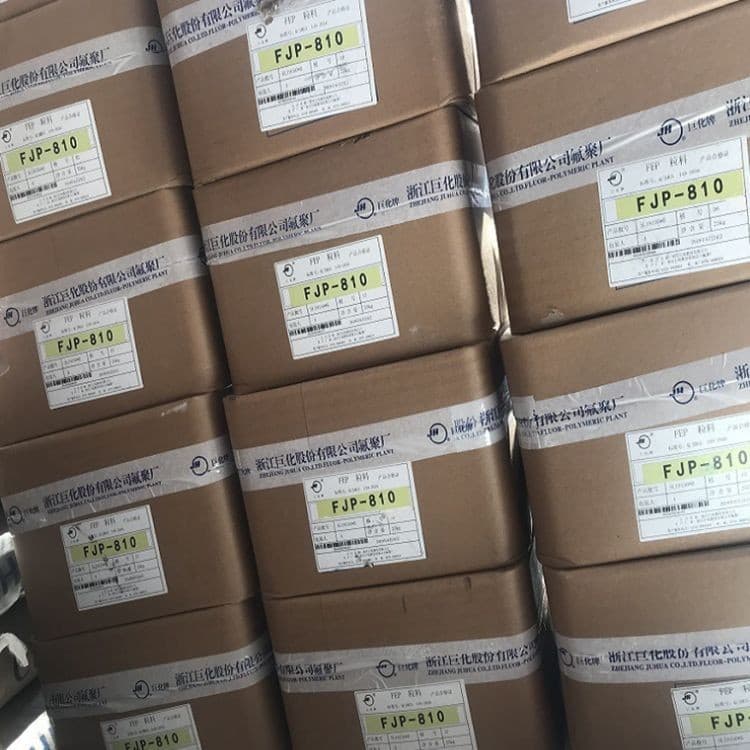 FEP Perfluoroethylene Propylene Transparent Fluororesin Zhejiang Juhua FJP-830 Extrusion Hollow Heat Shrink Tubing Material
