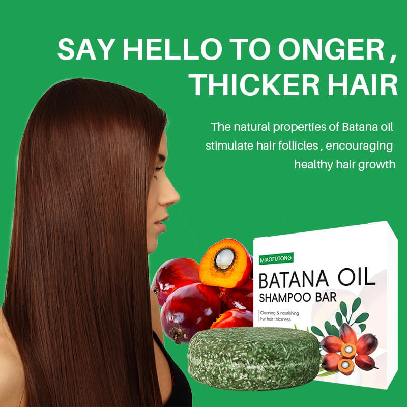 Cross-border trade batana soap handmade shampoo bar for hair care, smoothing, and thickening