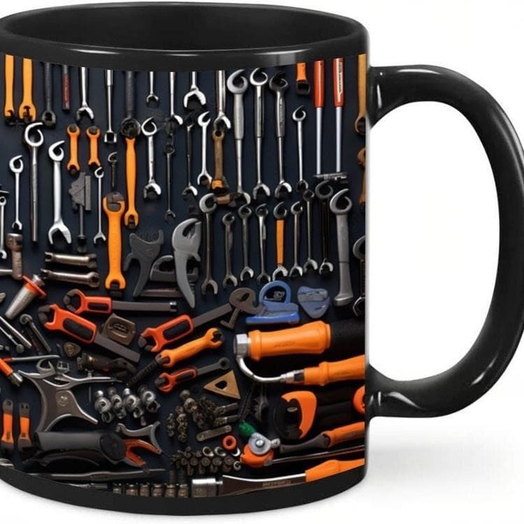 2026 Foreign Trade New Models Tools Mechanic Tool Box Ceramic Mug Mechanic Set