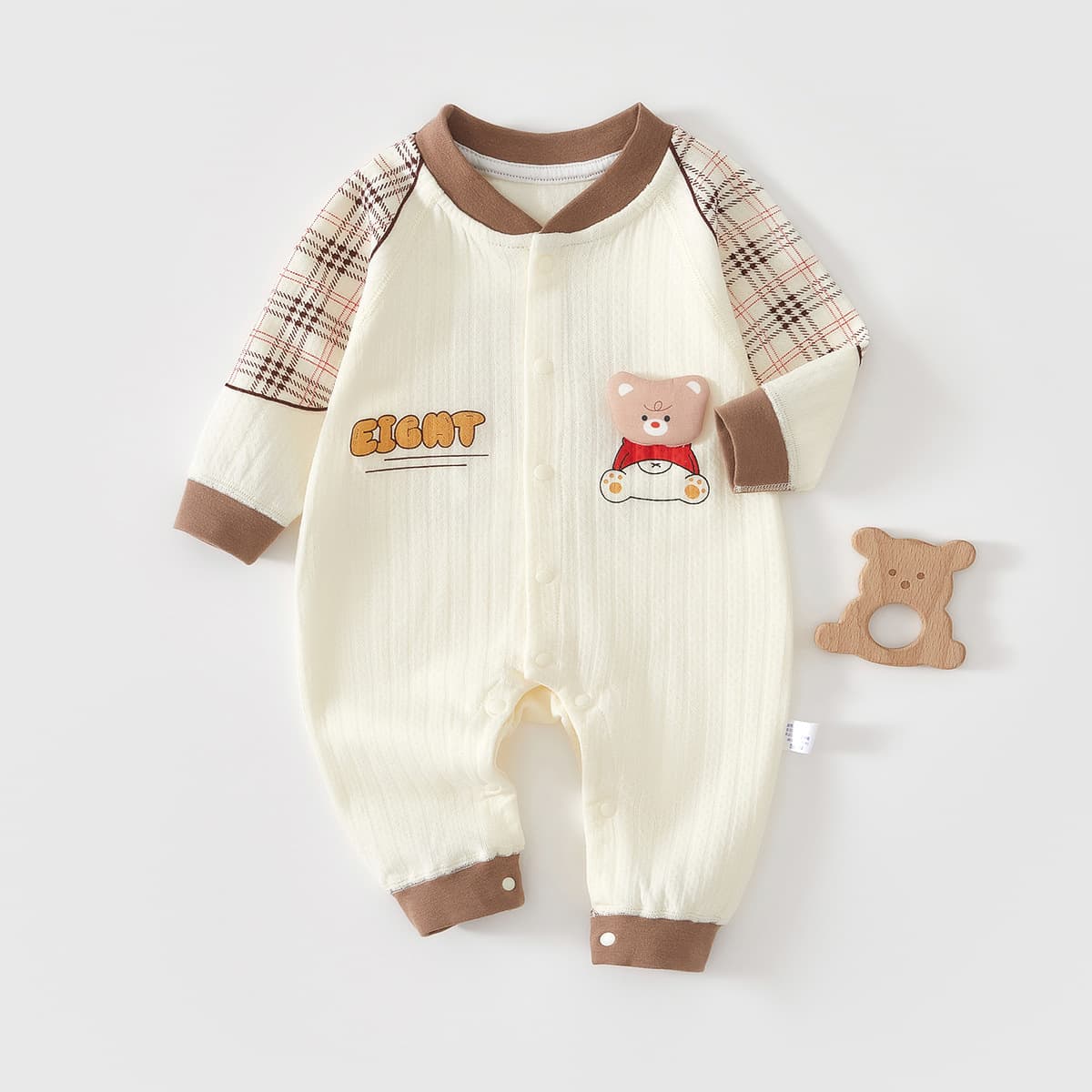 Baby Cotton Spring/Fall Bodysuit, Cute Infant Romper, Autumn Baby Crawling Clothes
