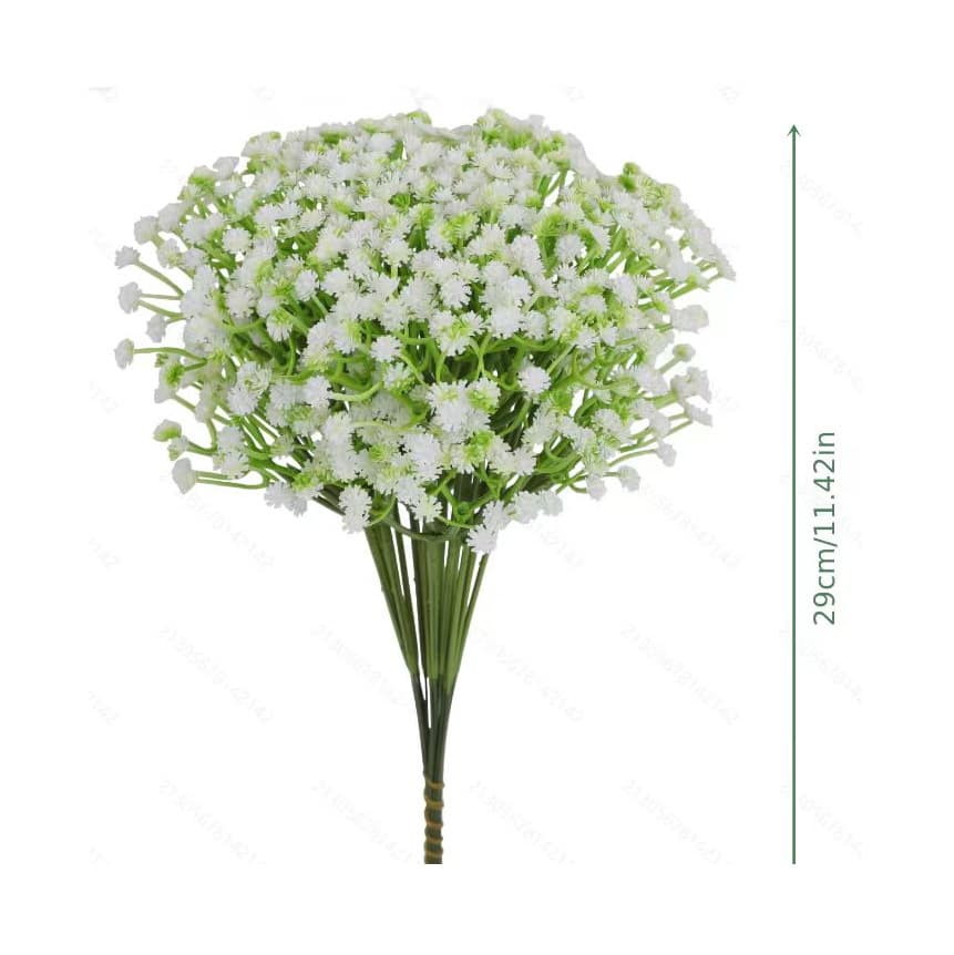 Cross-border Amazon artificial baby's breath flowers, simulated flower aisle markers, photo props, wedding and event decoration arrangements