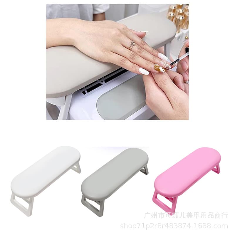 Cross-border Nail Art Stand Dedicated Hand Rest Foldable Heightened Nail Lamp UV Lamp Hand Support Bracket Hand Rest Wholesale