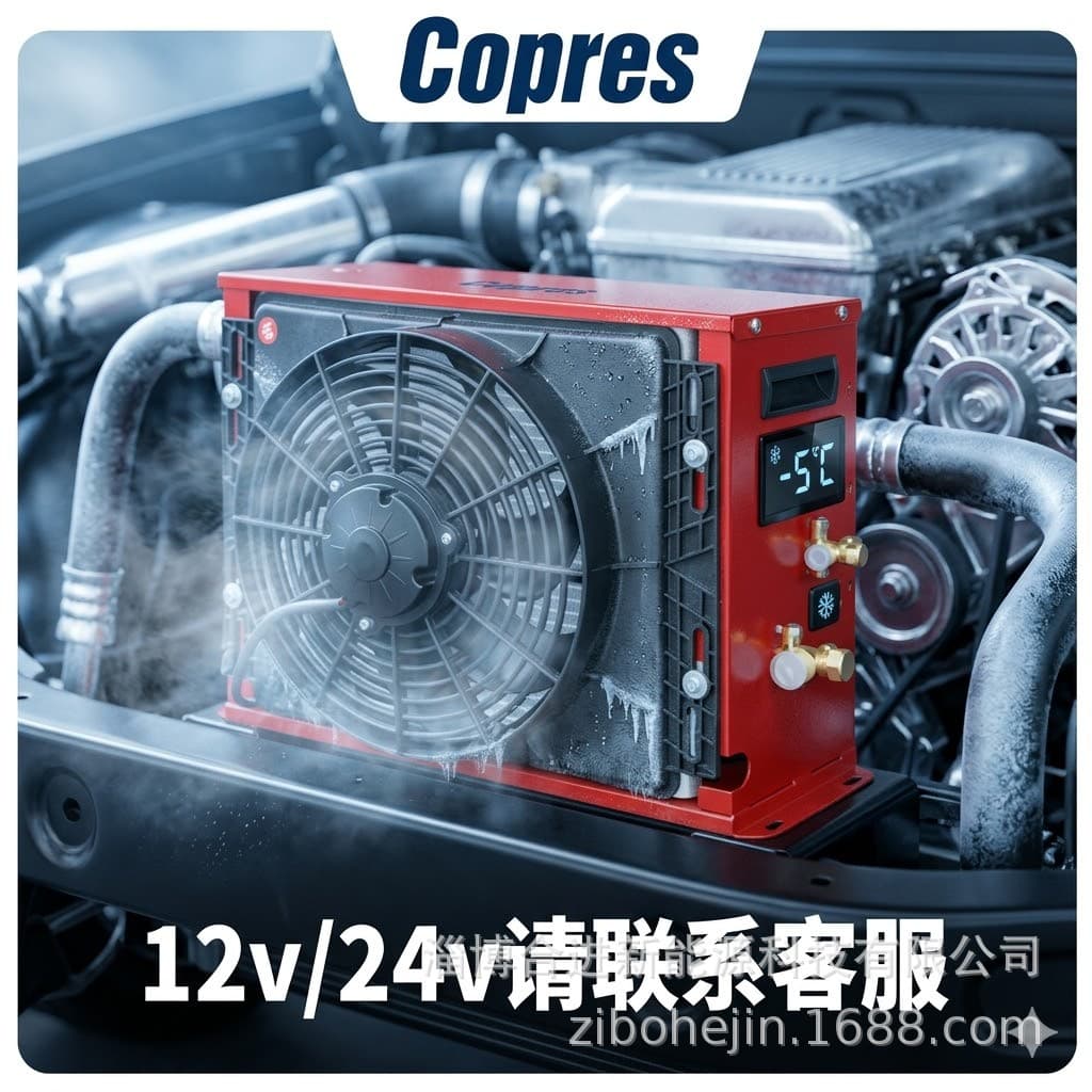Backpack Copule parking air conditioner 24v vehicle-mounted RV engineering vehicle excavator 12v large truck inverter vehicle