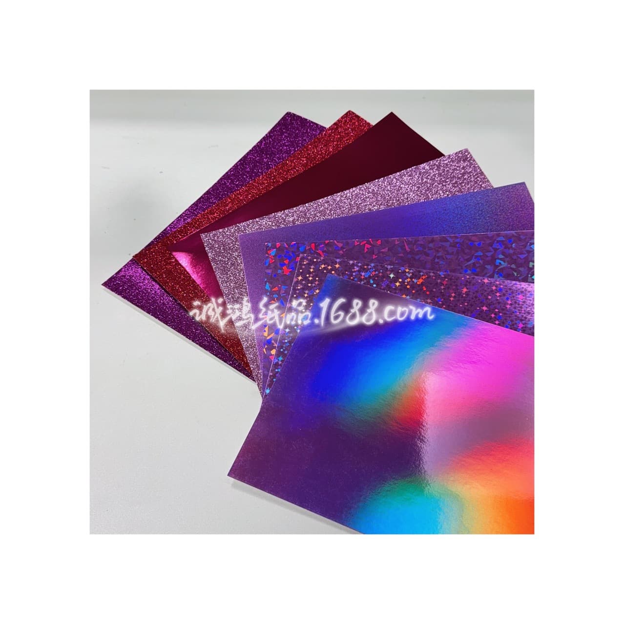 Plastic-Free Transfer Paper Eco-Friendly Lamination Alternative Recyclable Degradable Holographic Paper Glossy Silver Card Eco Recyclable