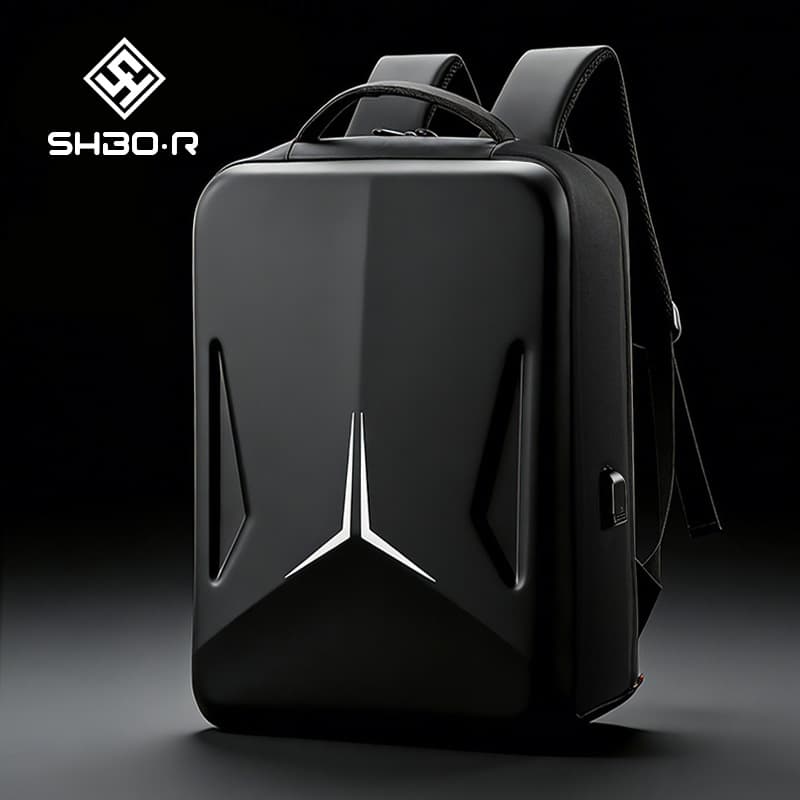 Cross-border Hard Shell Business Backpack Men's Large Capacity Casual Backpack College Student 16-inch Gaming Laptop Backpack