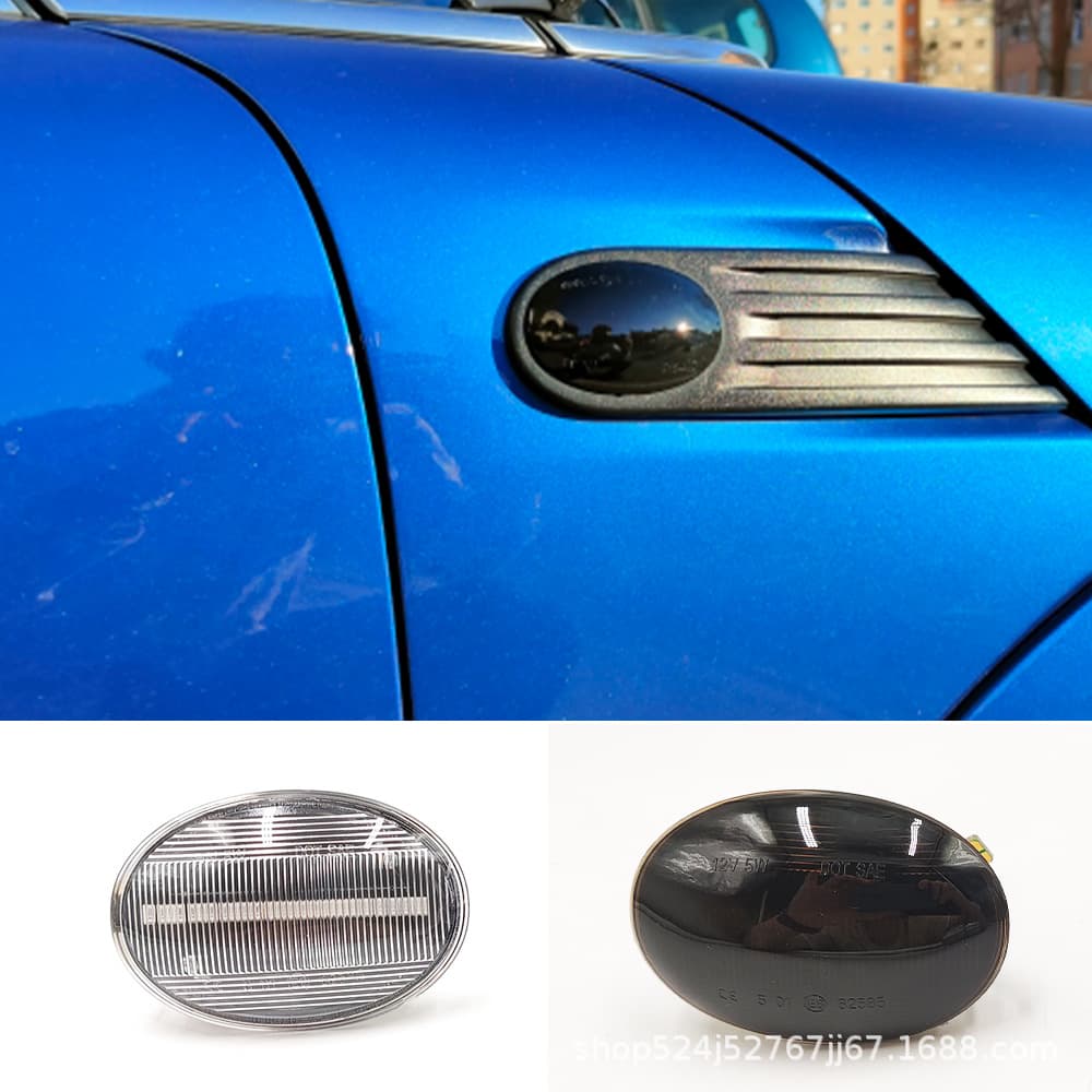 For BMW Mini Cooper R55 R56 R57 R58 R59 Sequential Side Fender Turn Signal Light
