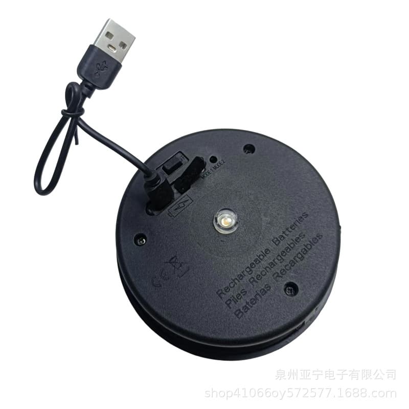 Solar Lithium Battery LED High-Brightness Lamp Bead Battery Box Outdoor Courtyard Wrought Iron Lantern Light Source Lighting Accessory Light