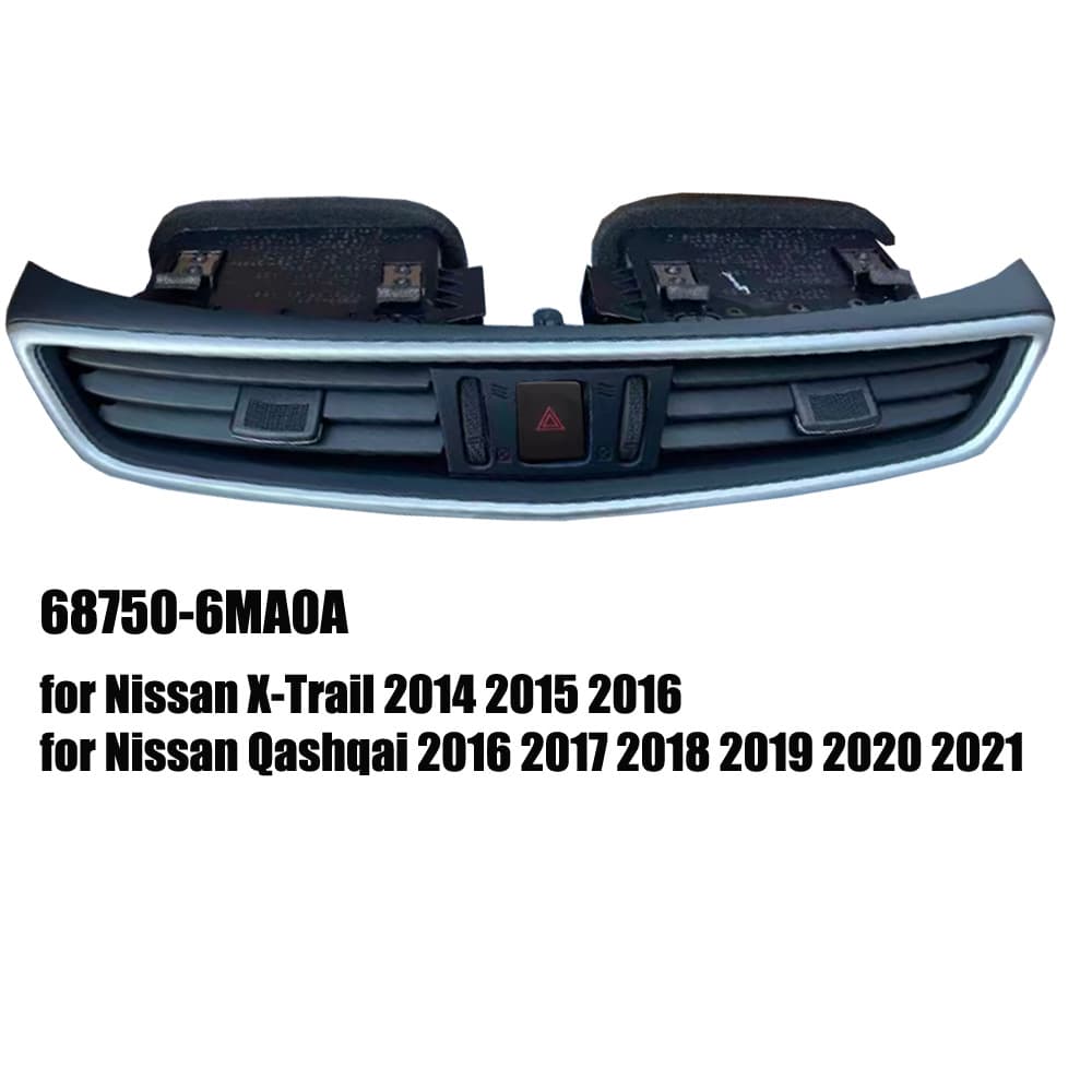 Suitable for Nissan Qashqai X-Trail Instrument Panel Air Conditioning Outlet Central Control Instrument Air Outlet Central Control Air Outlet Assembly