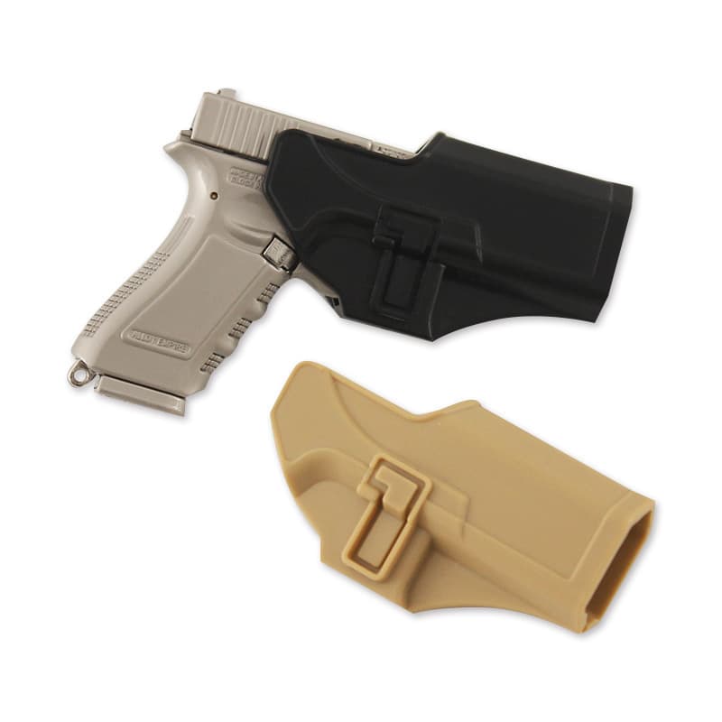 Small Glock G17 pistol model quick release cover p18c plastic accessories keychain protective cover