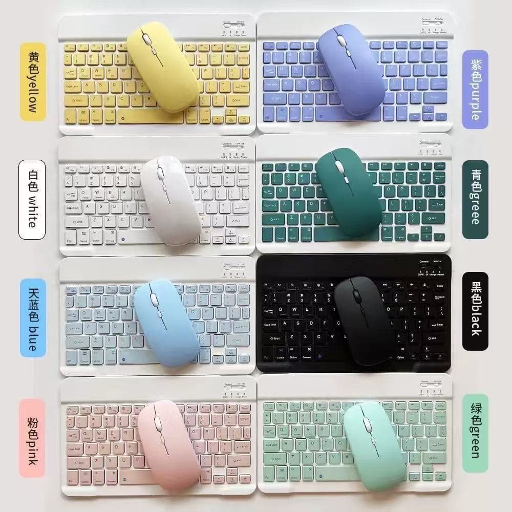 Cross-border wireless bluetooth ipad keyboard mobile phone tablet universal magic control silent rechargeable bluetooth keyboard