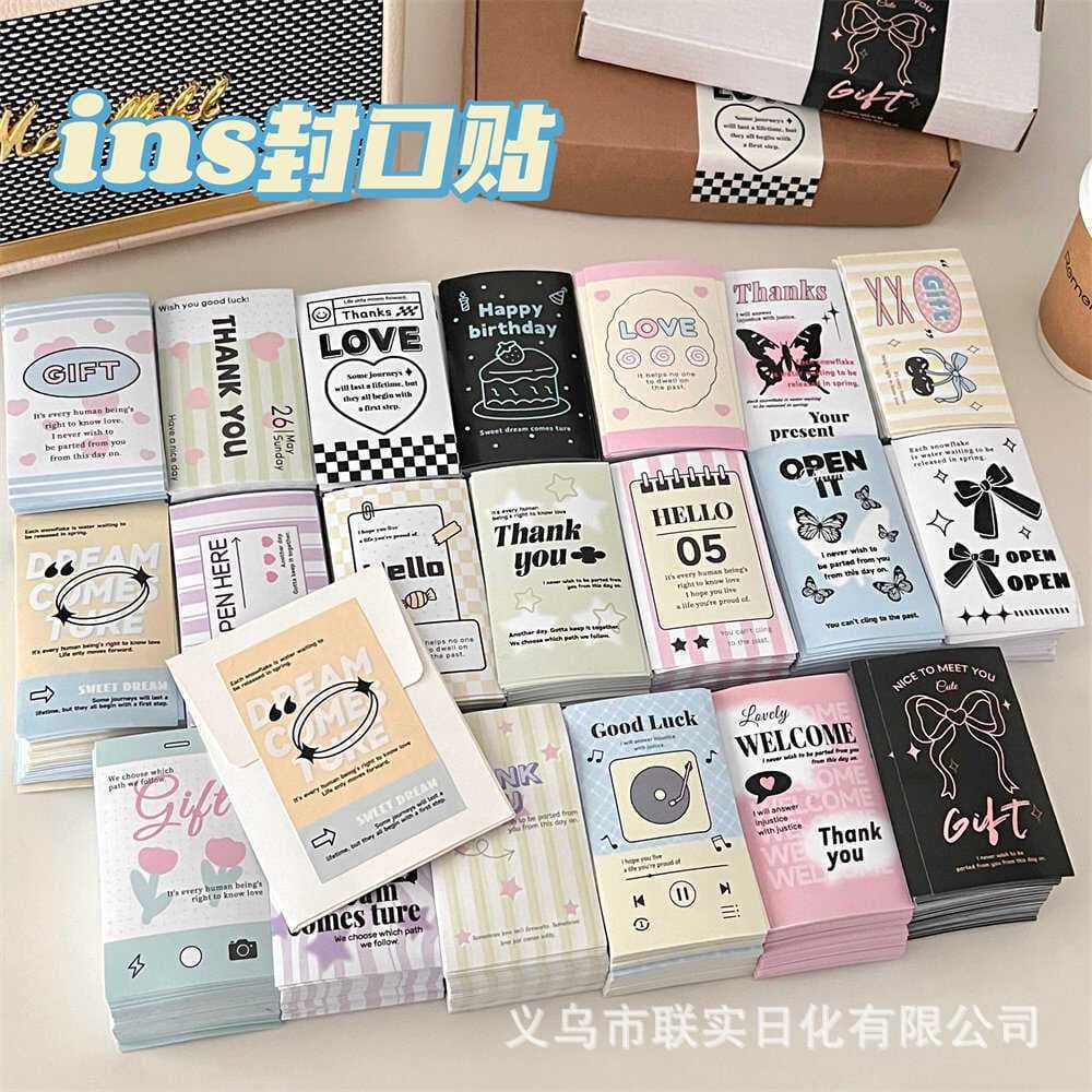 High-Quality Seal Stickers Clearance Wholesale Cartoon Strip Stickers Scrapbook Supplies Cute Decorative Cards