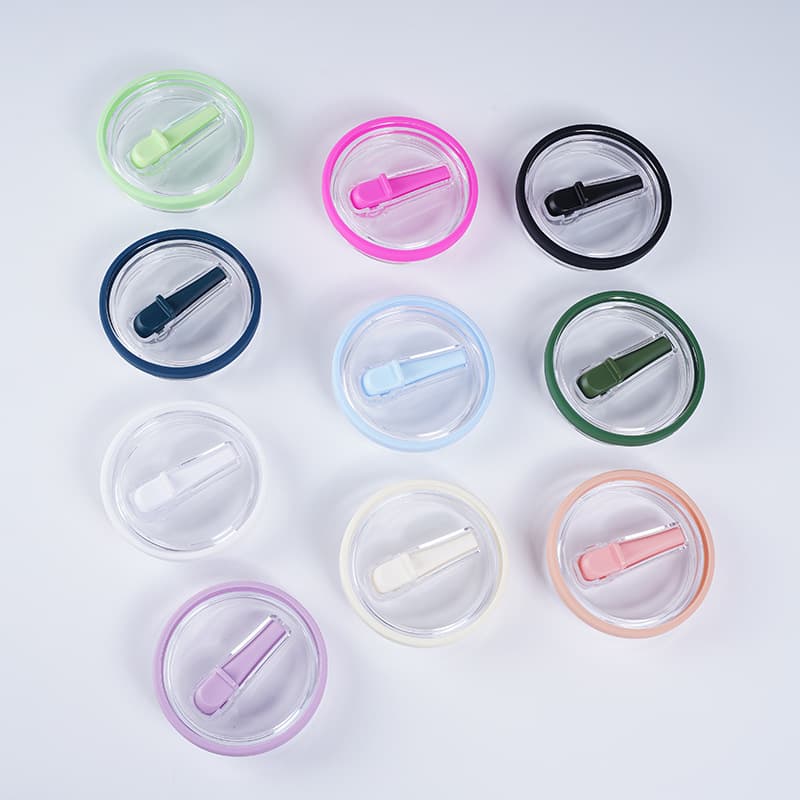 Cross-Border 40oz Car Cup Straw Mouth Cup Lid Stanley Cup Straw Lid Large Capacity Leak-Proof and Spill-Proof Lid with Straw