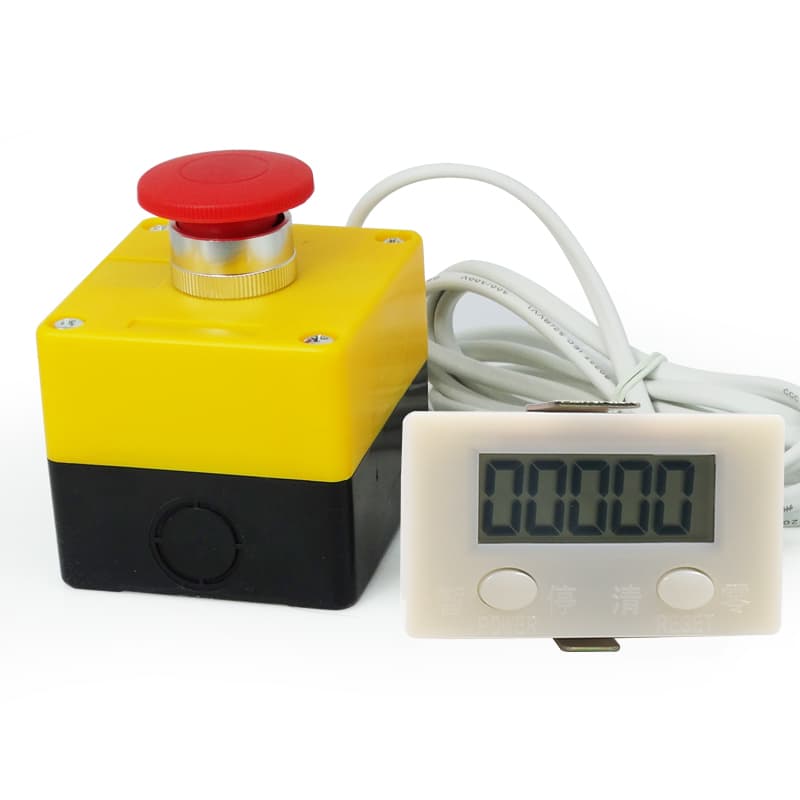 Smart Electronic Digital Display Accumulative Counter Magnetic Induction Proximity Switch Push-Button Mechanical Punch Press Counter