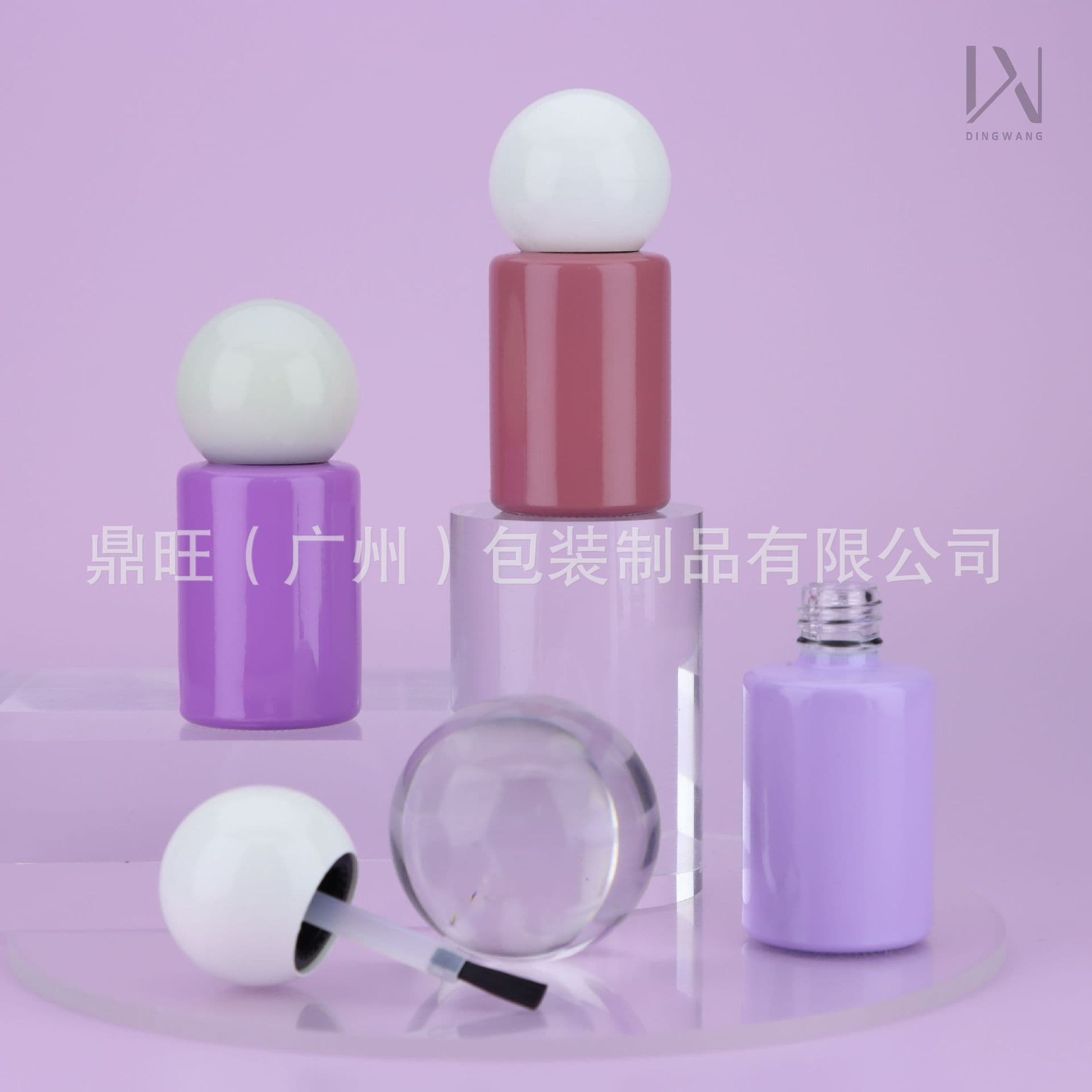 12ml Nail Gel Empty Bottle, Nail Polish Empty Refill Bottle 15ml, Light-Blocking Nail Gel Glass Empty Bottle