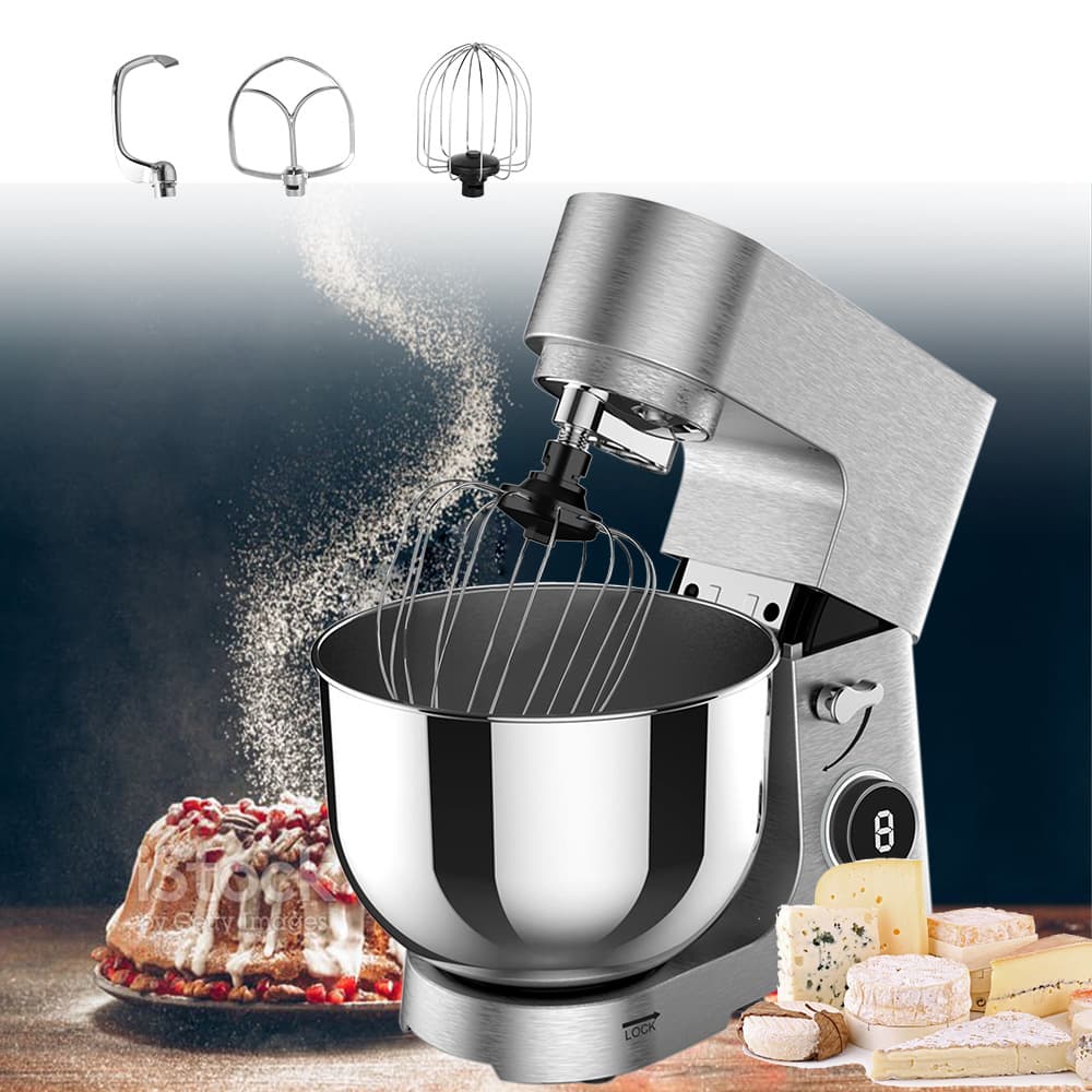 Stand Mixer Cross-Border Supply 8L Large Capacity Food Mixer Multifunctional Plastic Dough Kneader / EU Plug UK Plug
