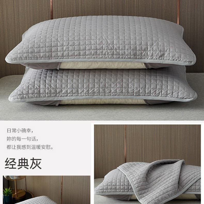 Pillow Core Protective Inner Case, Home Use Men's Anti-Oil Stain Pillow Cover, Sweatproof Pair Set