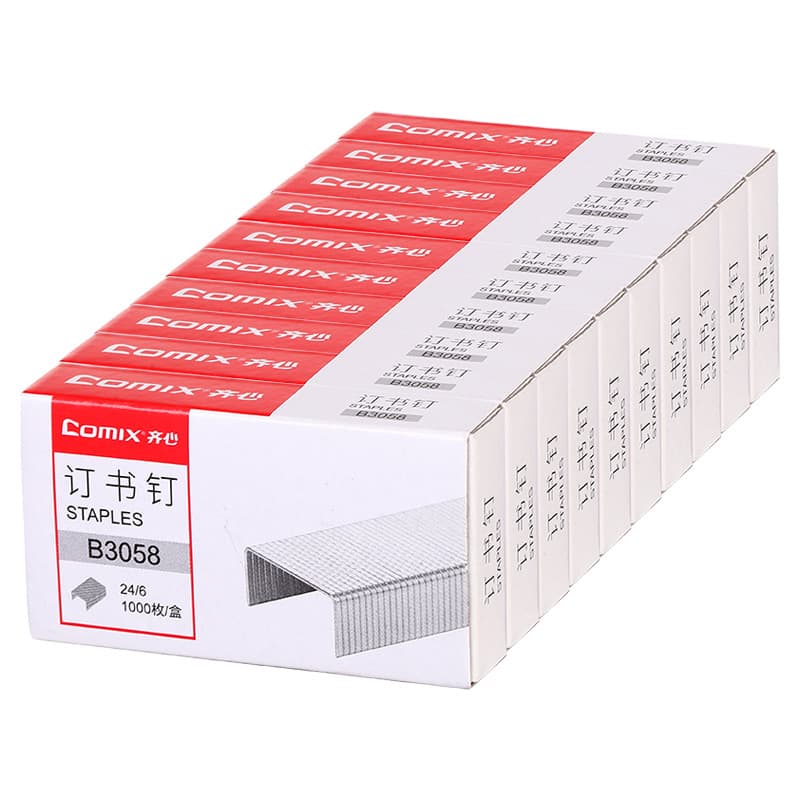 Comix B3058 Staples 12-Gauge High-Strength Staples 24/6 Staples/Staples