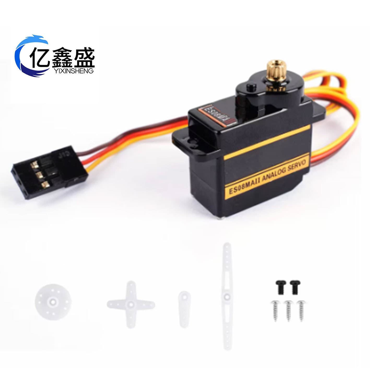 ES08MA II 12g/1.8kg/10sec Metal Gear Micro Servo/ES08MA II