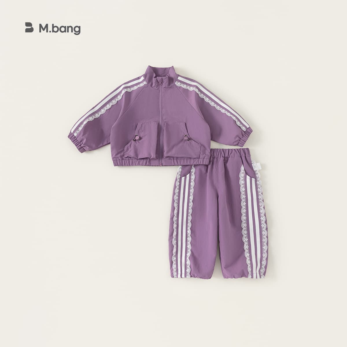 Youbao Children's Clothing New Girls' Set, Sporty Casual Two-Piece for Spring and Autumn School Wear