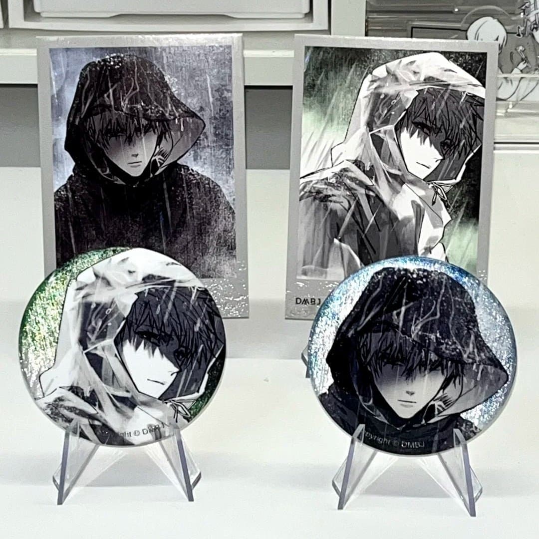 The Lost Tomb Merchandise High-Quality Anime Zhang Qiling & Wu Xie Badge Pin, Polaroid 3-Inch Mini Card