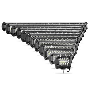 DXZ [Excluding Tax] Automotive LED Light Bar Triple Lens Spot + Flood 20LED 120W Roof Auxiliary Light